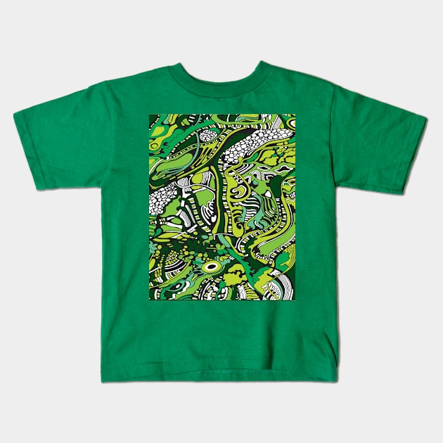 forestry Kids T-Shirt by BraveCoward